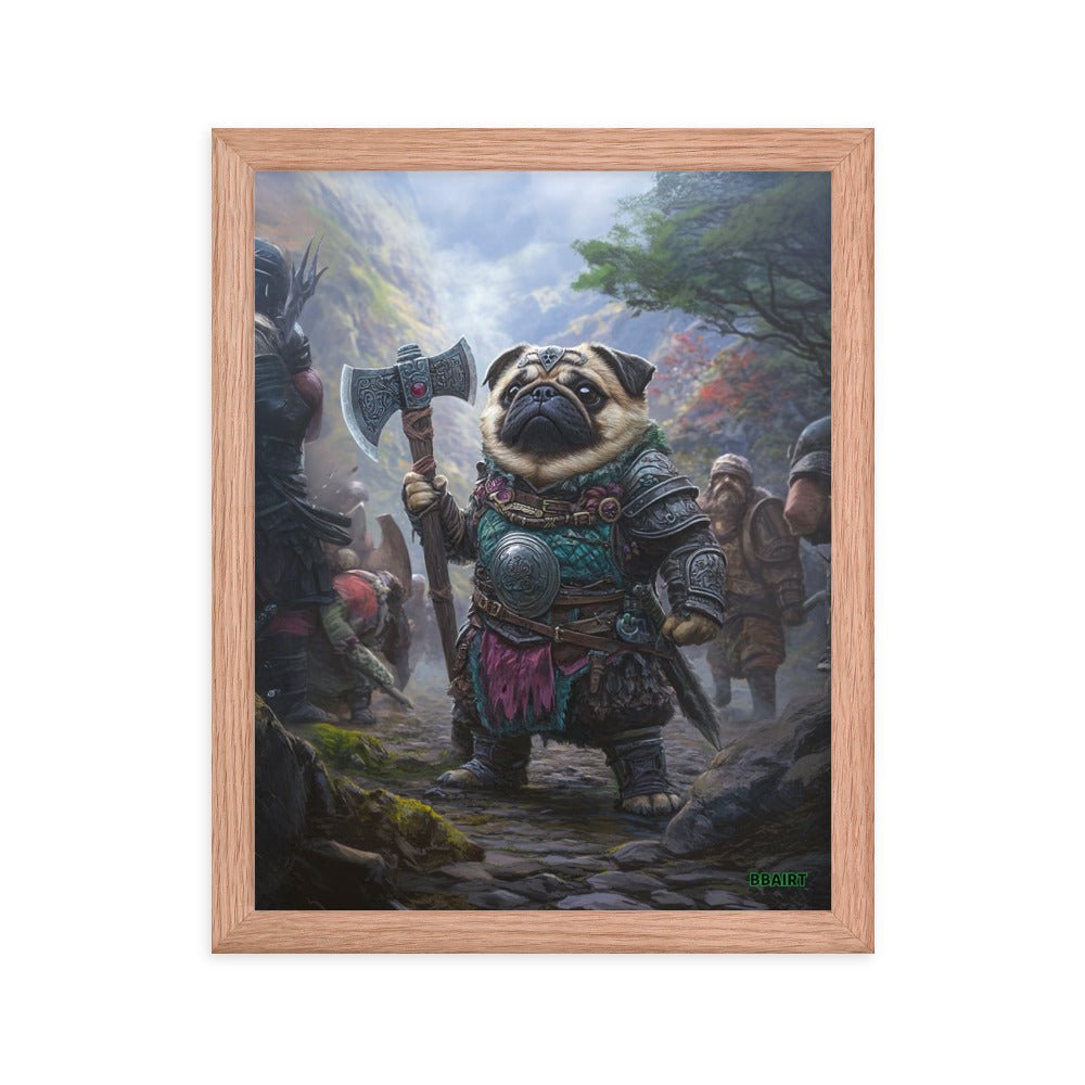 Lucy the Fearless – Mountain Vanguard Edition - Framed Matte Poster - BBairt