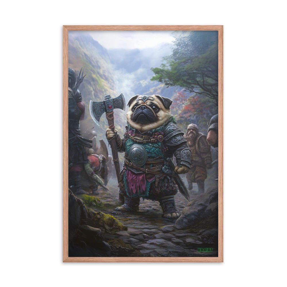 Lucy the Fearless – Mountain Vanguard Edition - Framed Matte Poster - BBairt