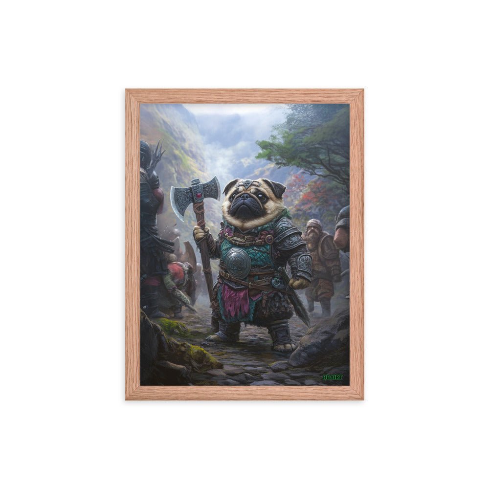 Lucy the Fearless – Mountain Vanguard Edition - Framed Matte Poster - BBairt