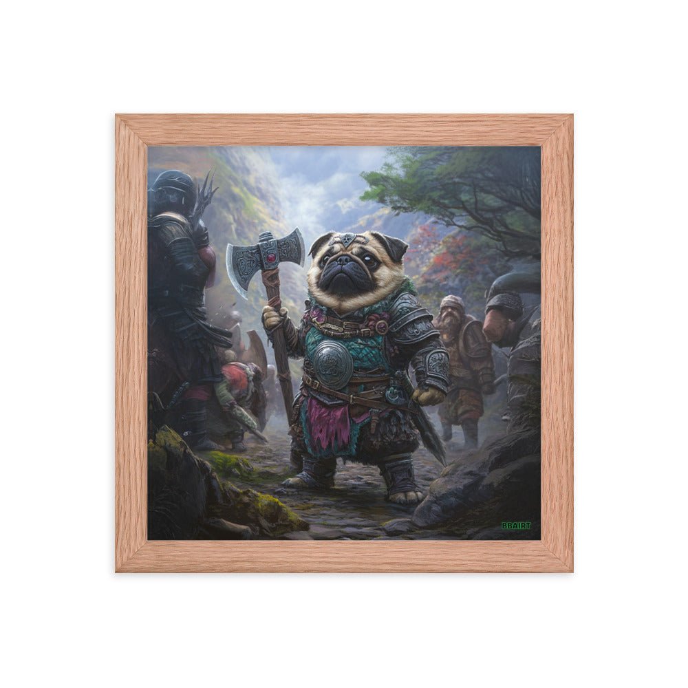 Lucy the Fearless – Mountain Vanguard Edition - Framed Matte Poster - BBairt