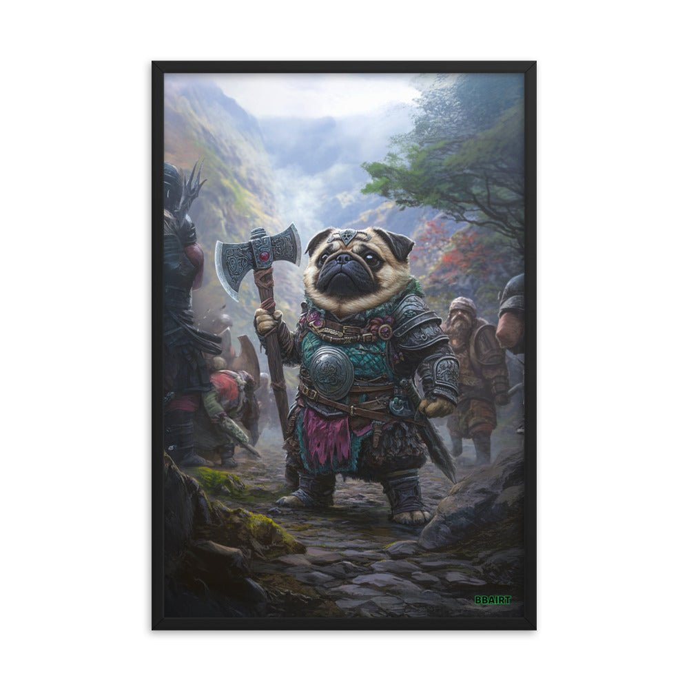 Lucy the Fearless – Mountain Vanguard Edition - Framed Matte Poster - BBairt