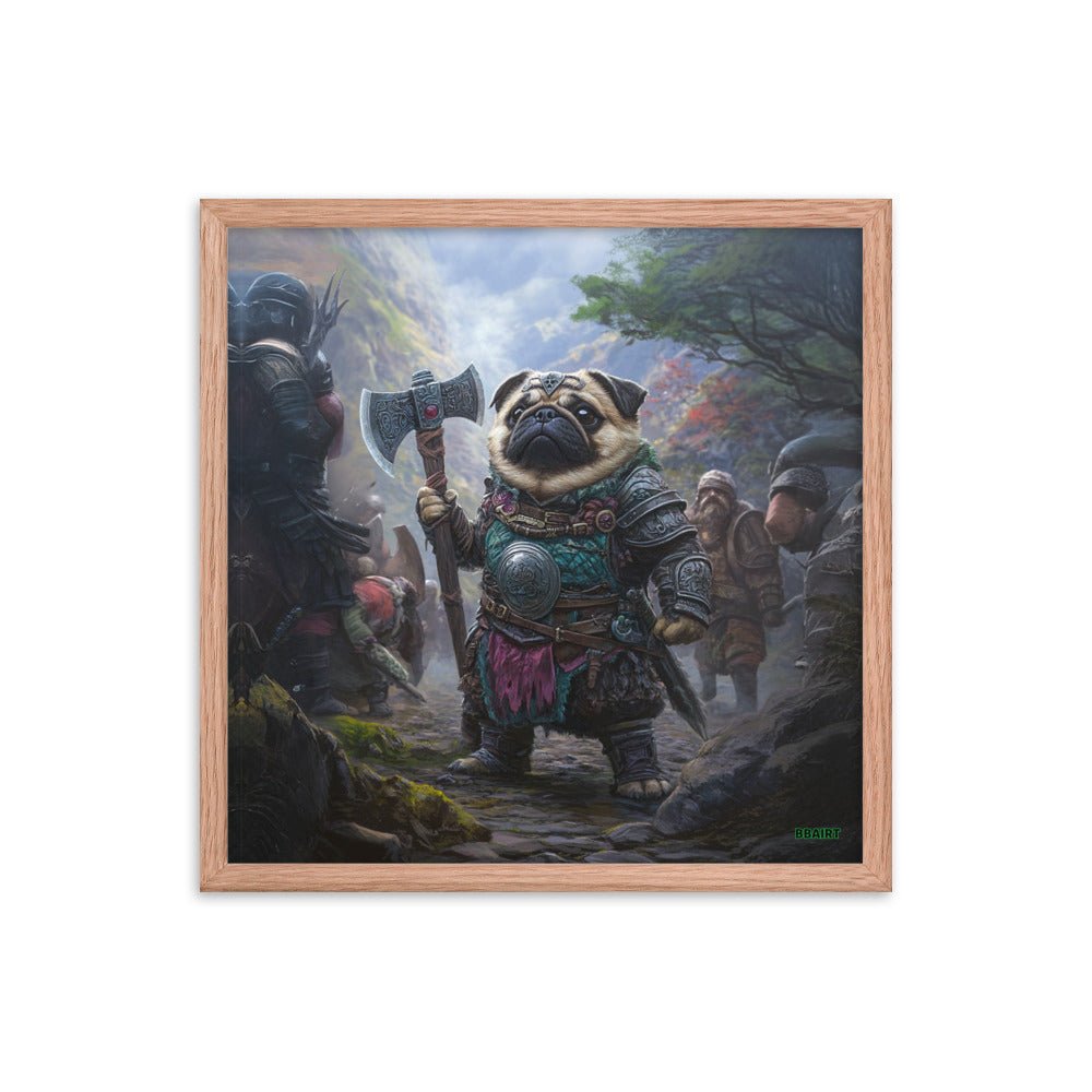 Lucy the Fearless – Mountain Vanguard Edition - Framed Matte Poster - BBairt