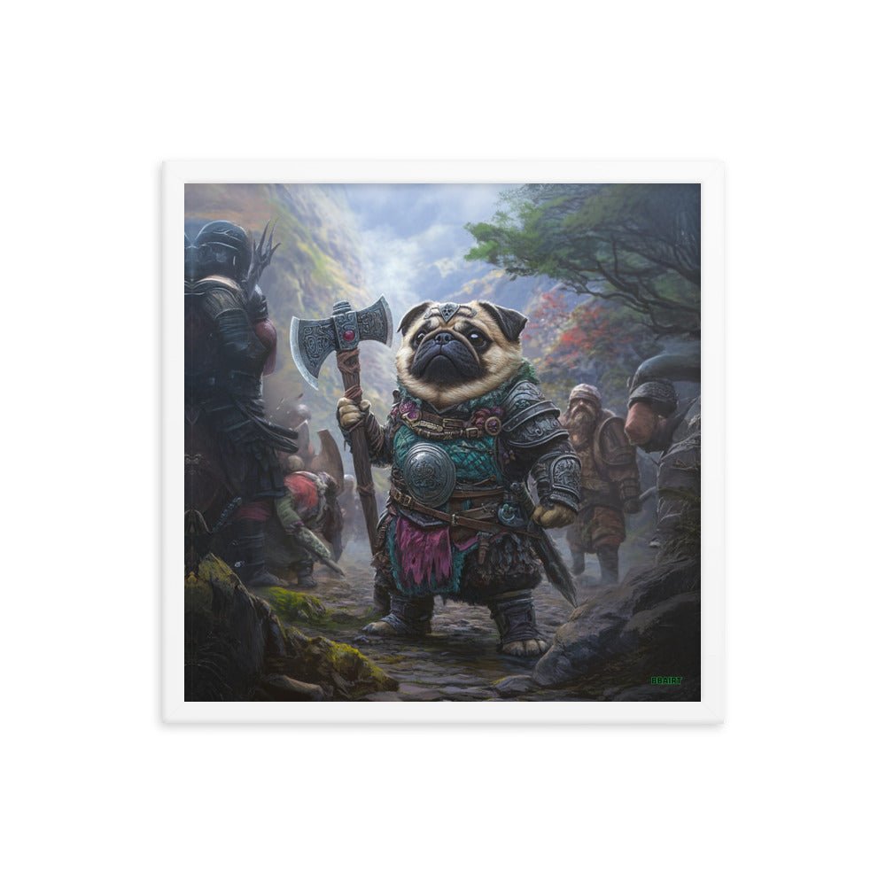 Lucy the Fearless – Mountain Vanguard Edition - Framed Photo Paper Poster - BBairt