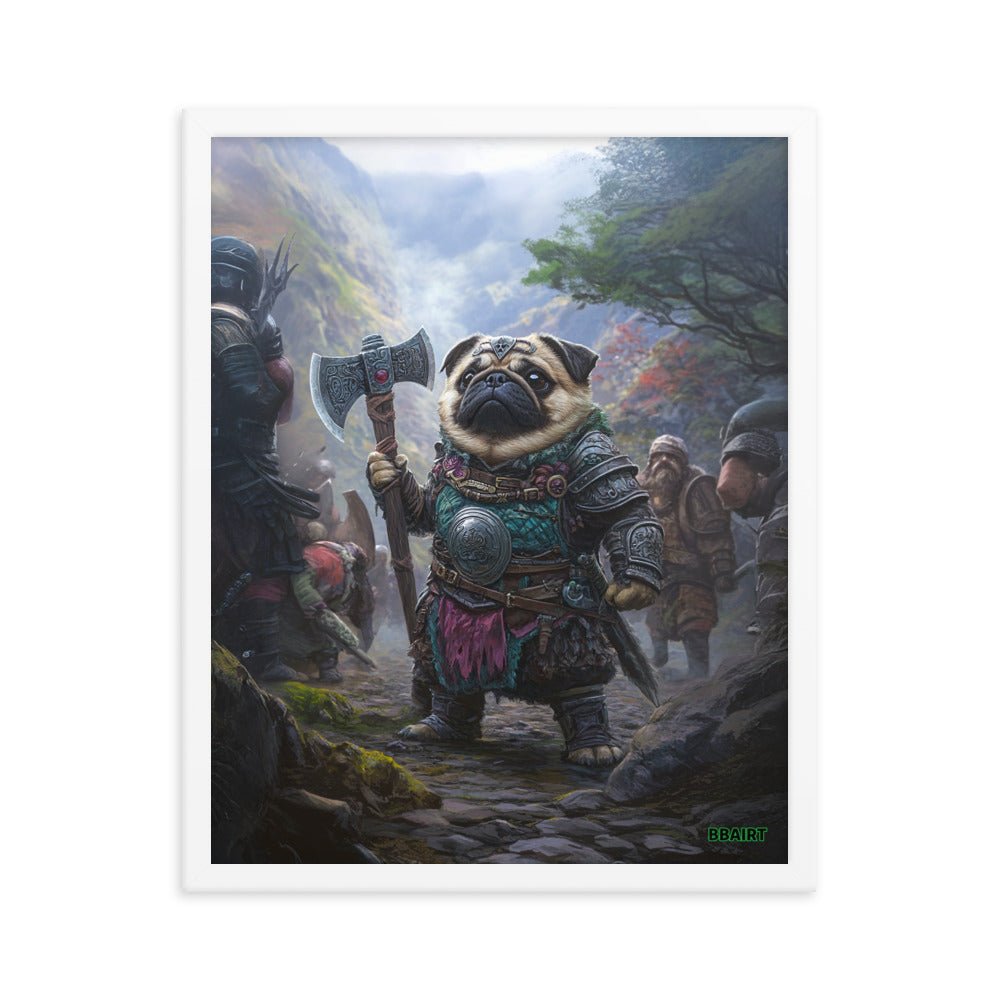 Lucy the Fearless – Mountain Vanguard Edition - Framed Photo Paper Poster - BBairt