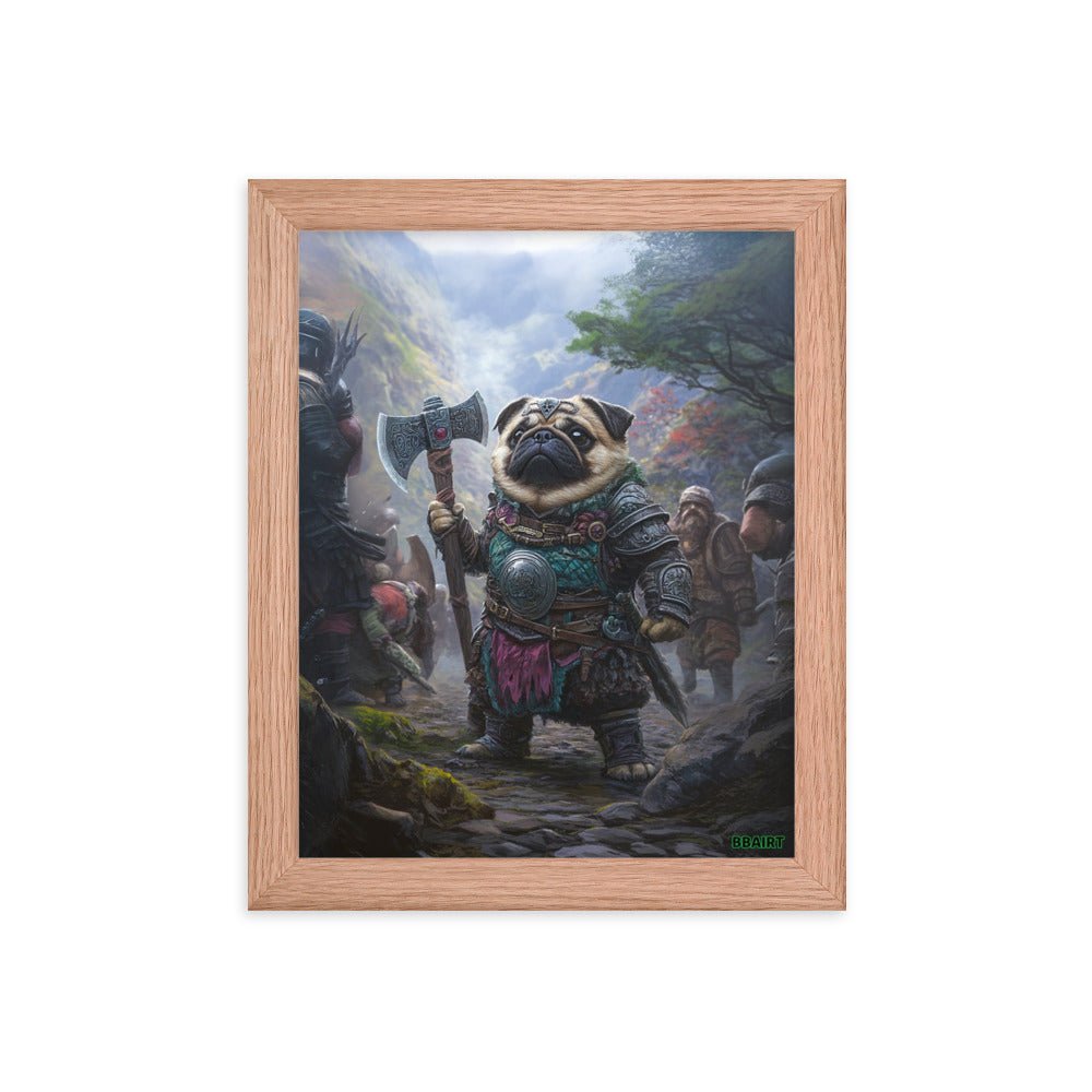 Lucy the Fearless – Mountain Vanguard Edition - Framed Photo Paper Poster - BBairt