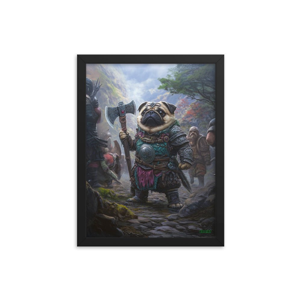 Lucy the Fearless – Mountain Vanguard Edition - Framed Photo Paper Poster - BBairt