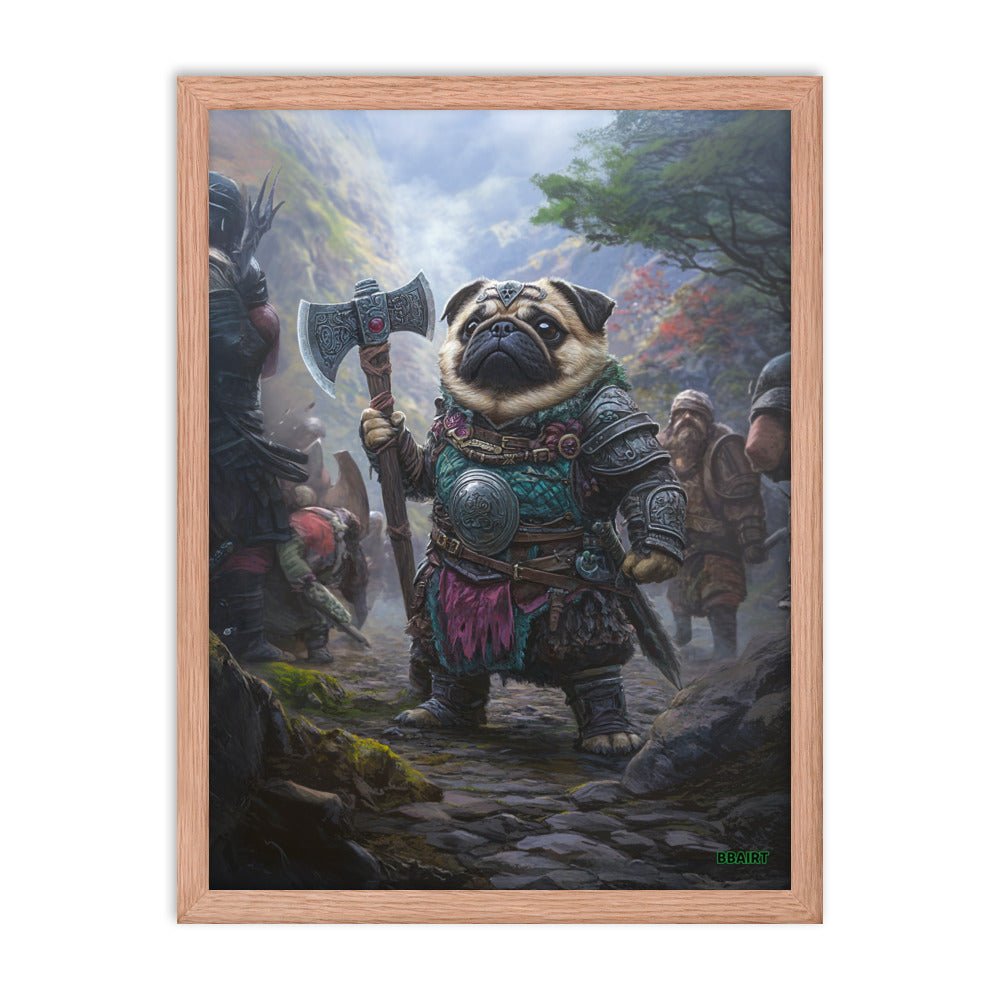 Lucy the Fearless – Mountain Vanguard Edition - Framed Photo Paper Poster - BBairt