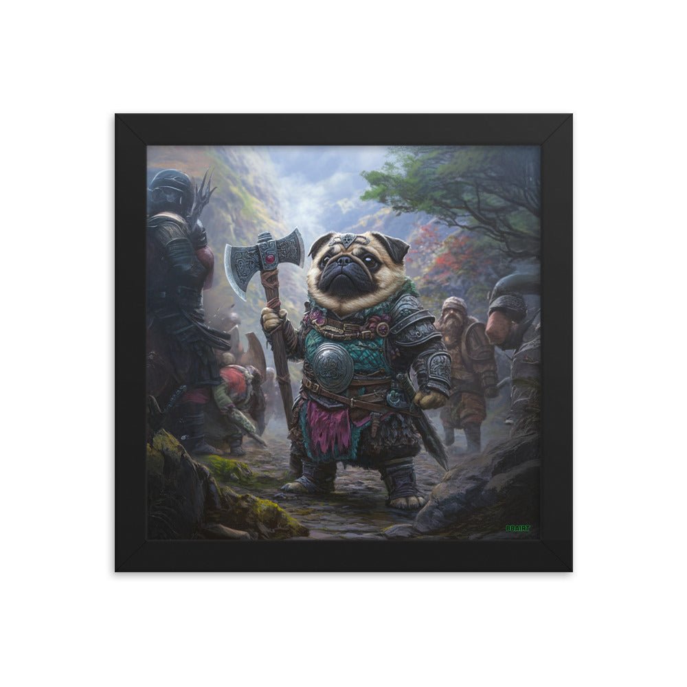 Lucy the Fearless – Mountain Vanguard Edition - Framed Photo Paper Poster - BBairt