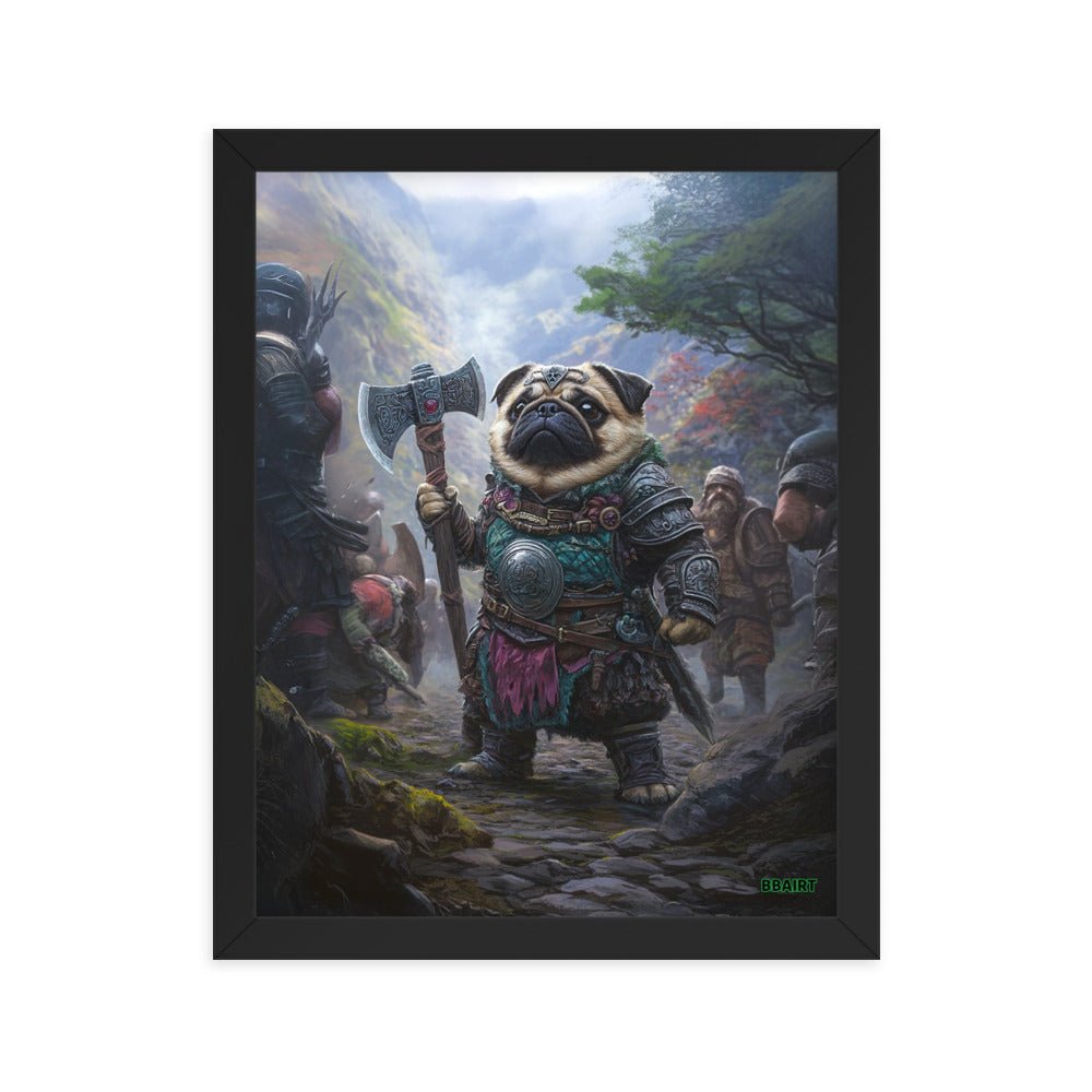 Lucy the Fearless – Mountain Vanguard Edition - Framed Photo Paper Poster - BBairt