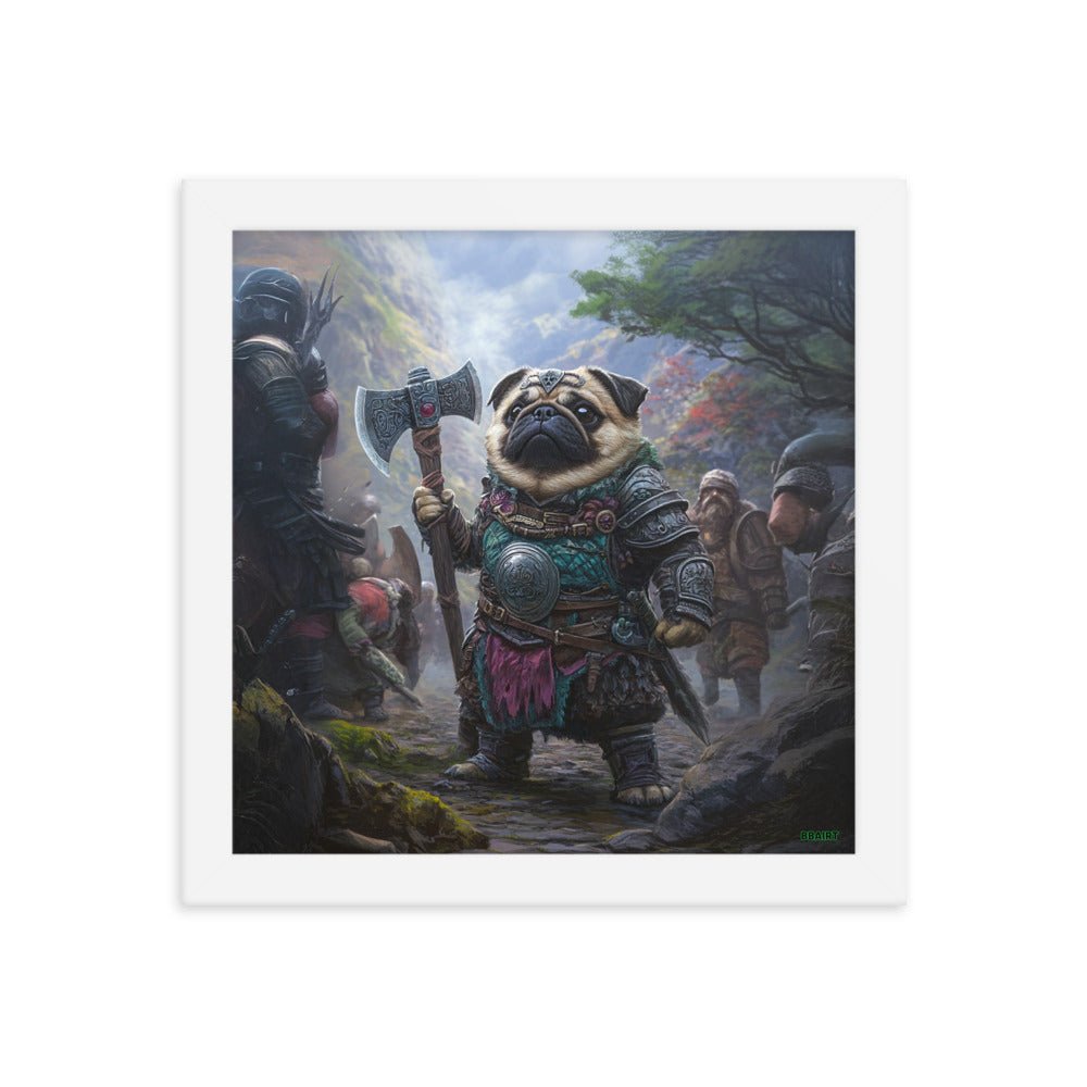 Lucy the Fearless – Mountain Vanguard Edition - Framed Photo Paper Poster - BBairt