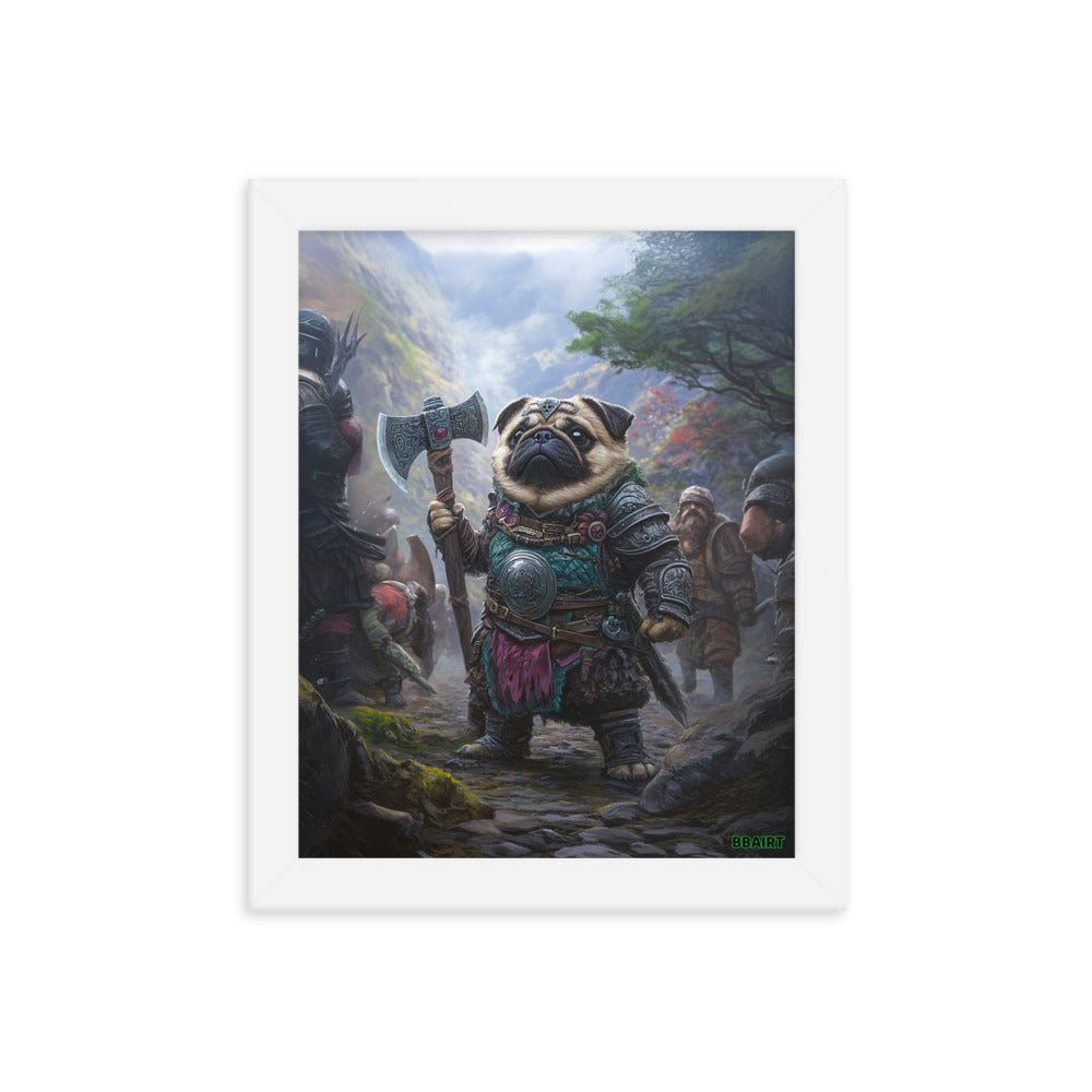 Lucy the Fearless – Mountain Vanguard Edition - Framed Photo Paper Poster - BBairt