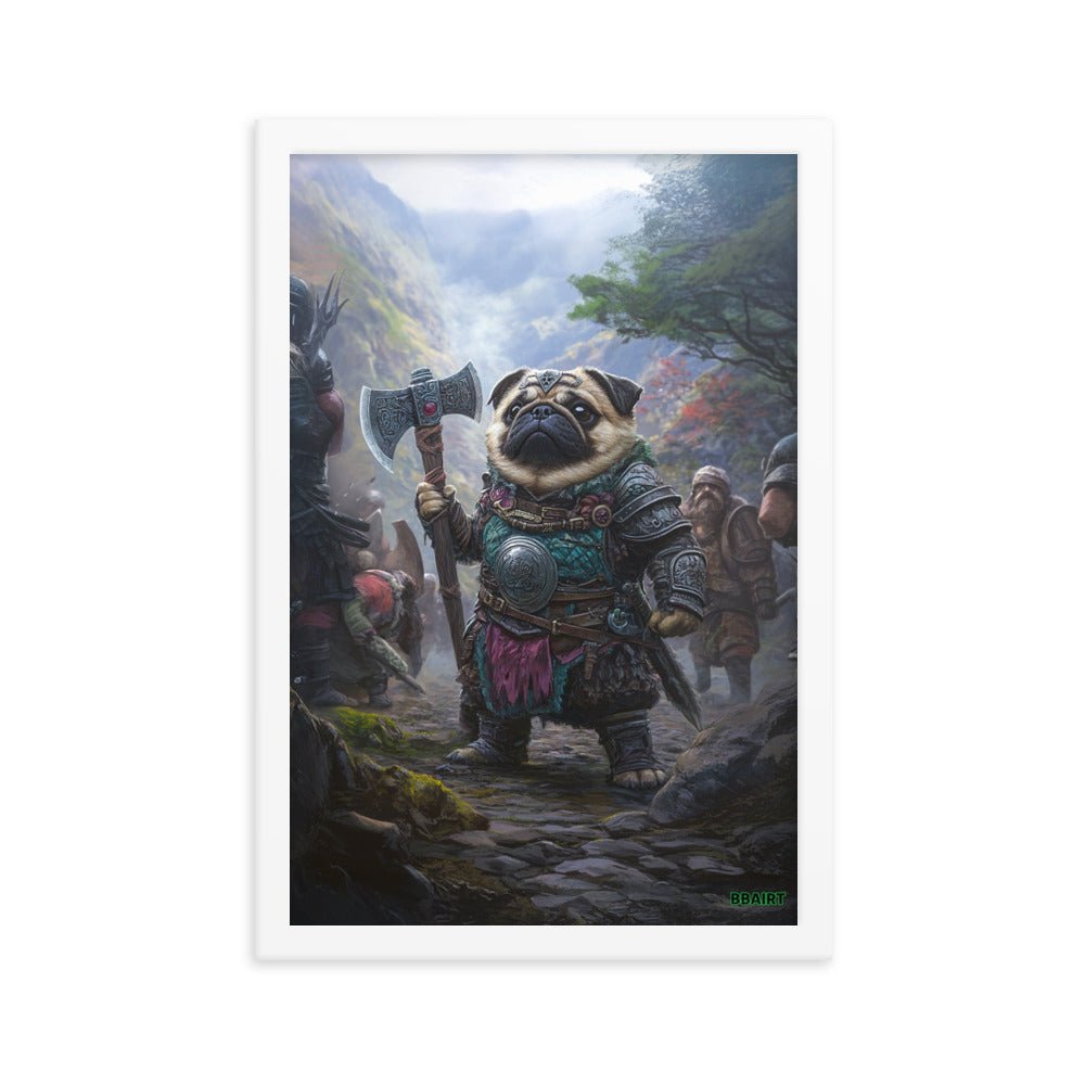 Lucy the Fearless – Mountain Vanguard Edition - Framed Photo Paper Poster - BBairt