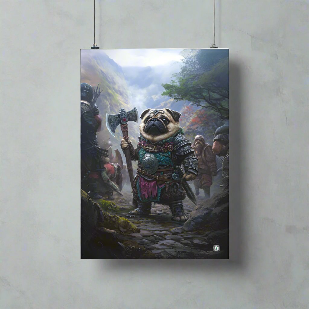 Lucy the Fearless – Mountain Vanguard Edition - Matte Poster - BBairt