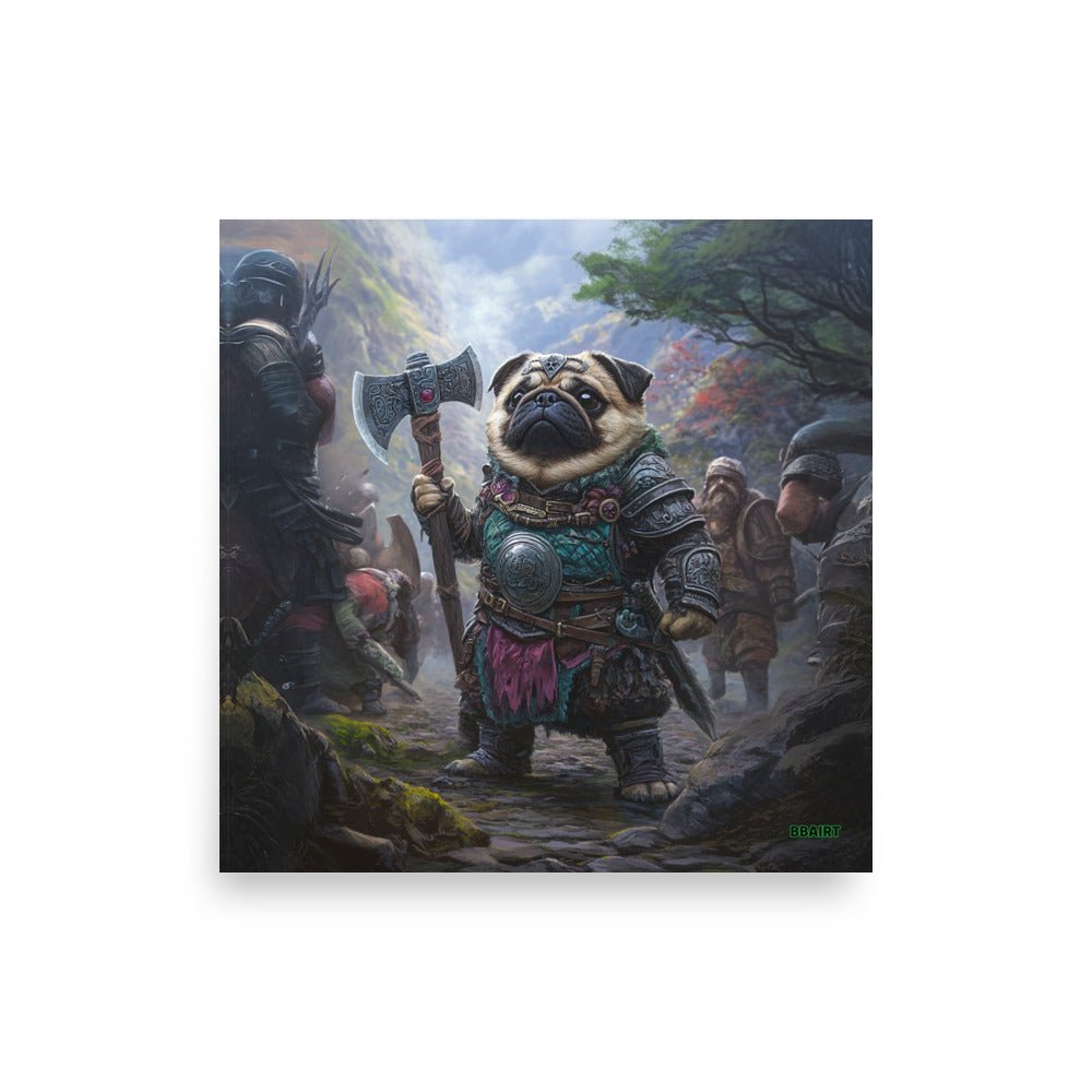 Lucy the Fearless – Mountain Vanguard Edition - Photo Paper Poster - BBairt