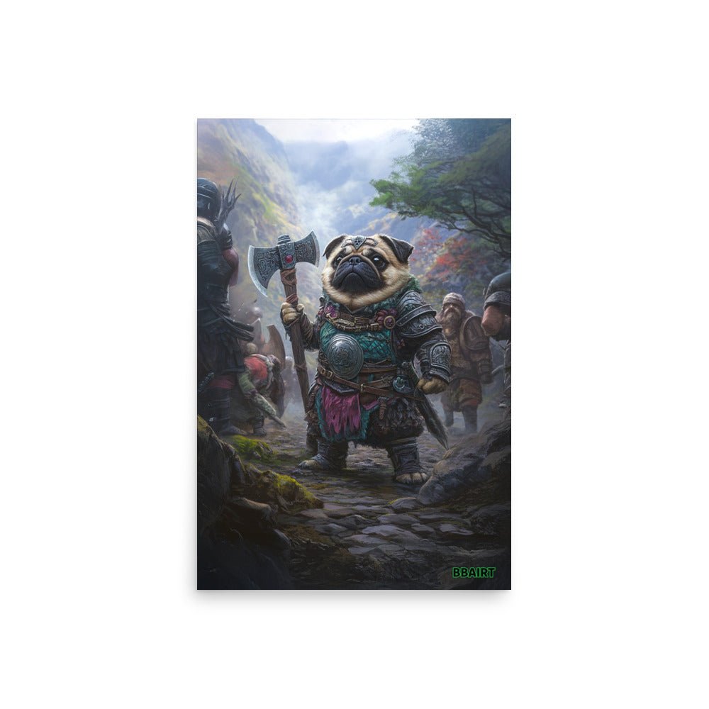 Lucy the Fearless – Mountain Vanguard Edition - Photo Paper Poster - BBairt