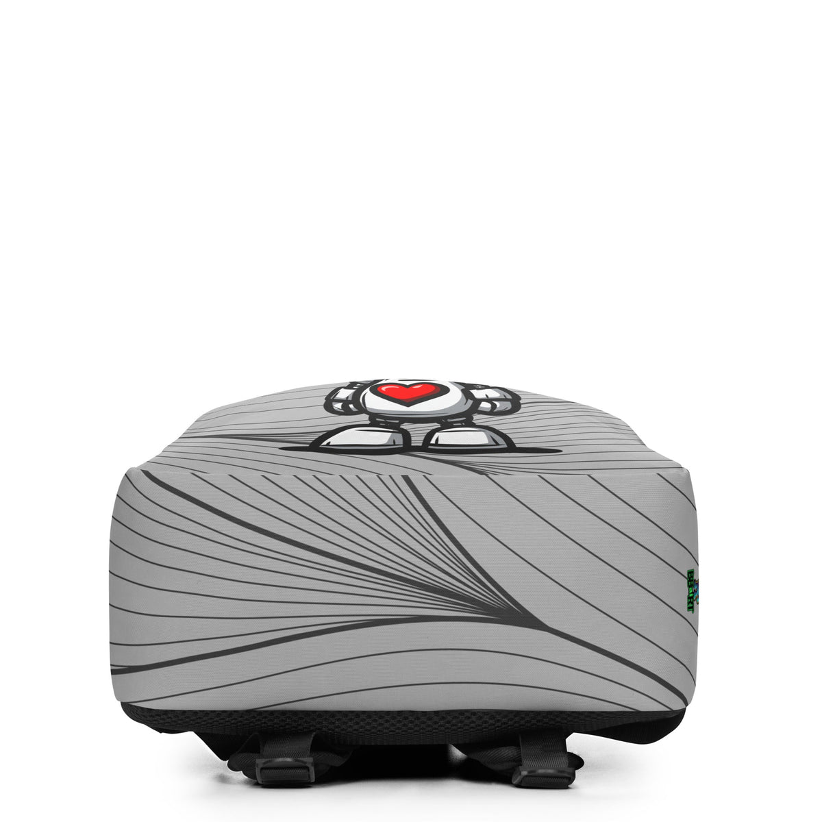 Lumi the Heartbot - Minimalist Backpack - BBairt