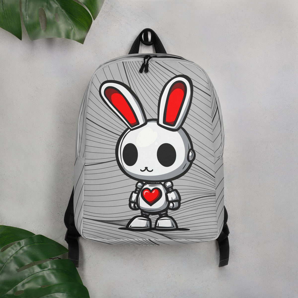Lumi the Heartbot - Minimalist Backpack - BBairt