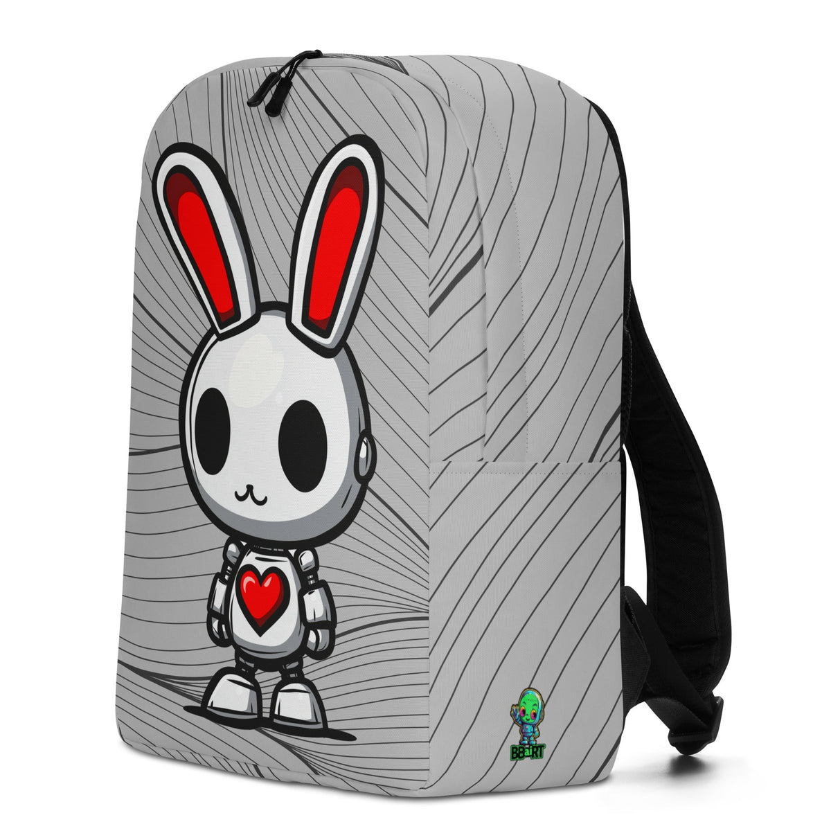 Lumi the Heartbot - Minimalist Backpack - BBairt