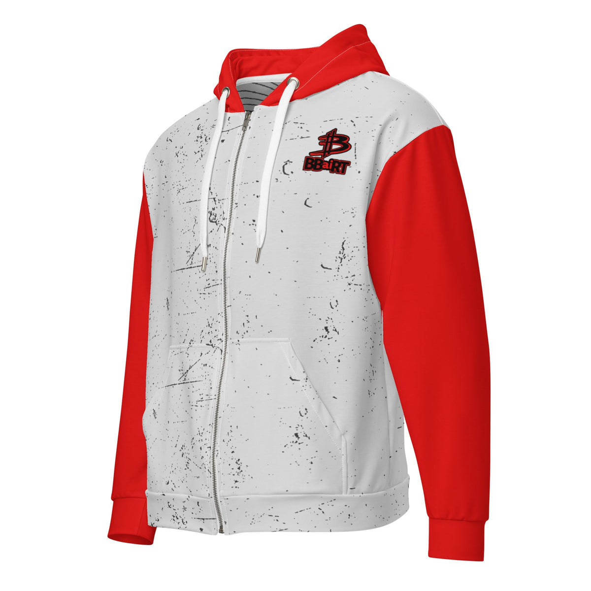 Lumi the Heartbot - Unisex All - Over Print Zip Hoodie - BBairt