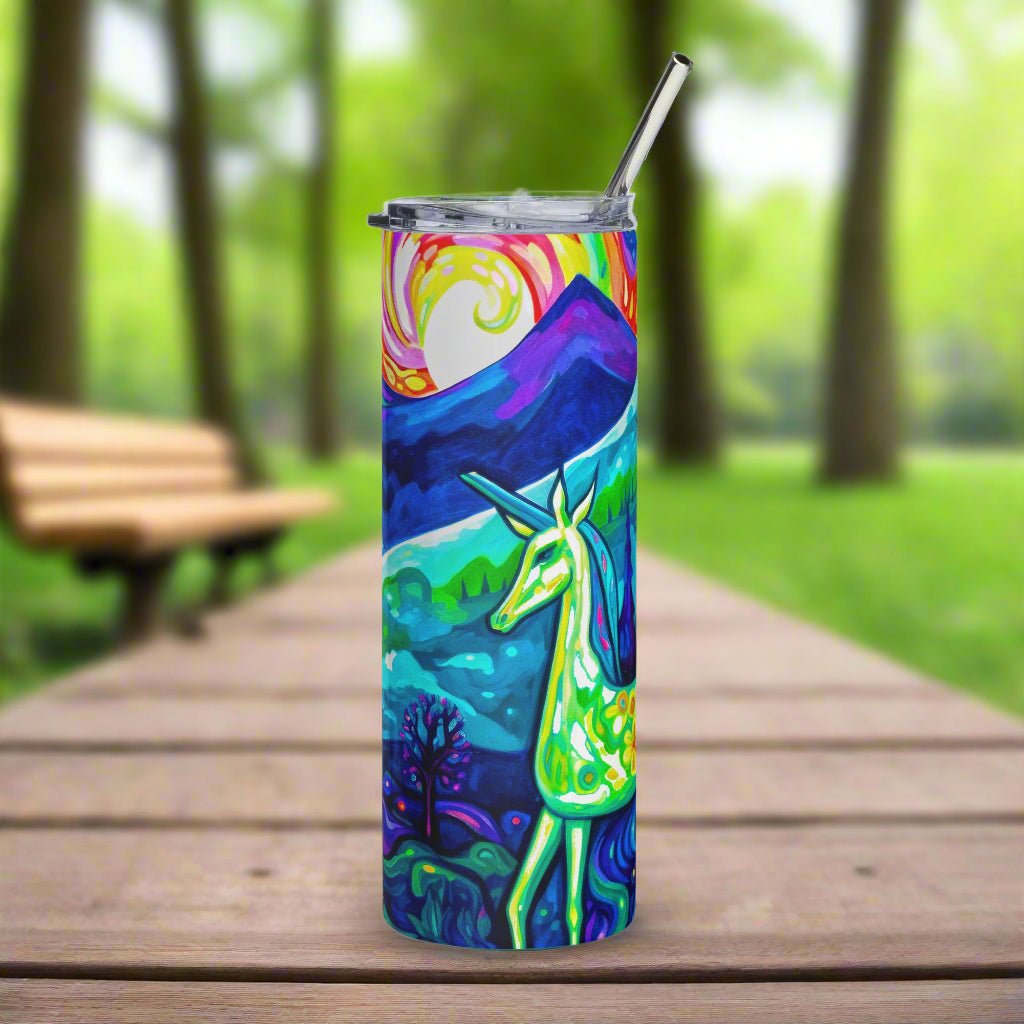 Luminous Convergence - Stainless Steel Tumbler - BBairt