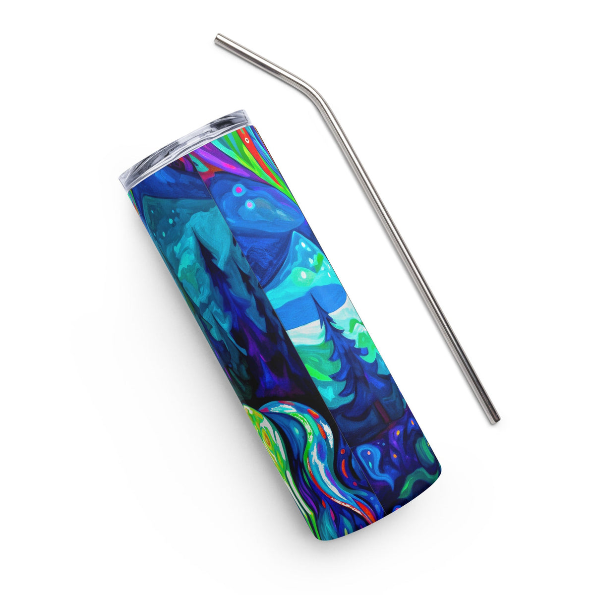 Luminous Convergence - Stainless Steel Tumbler - BBairt