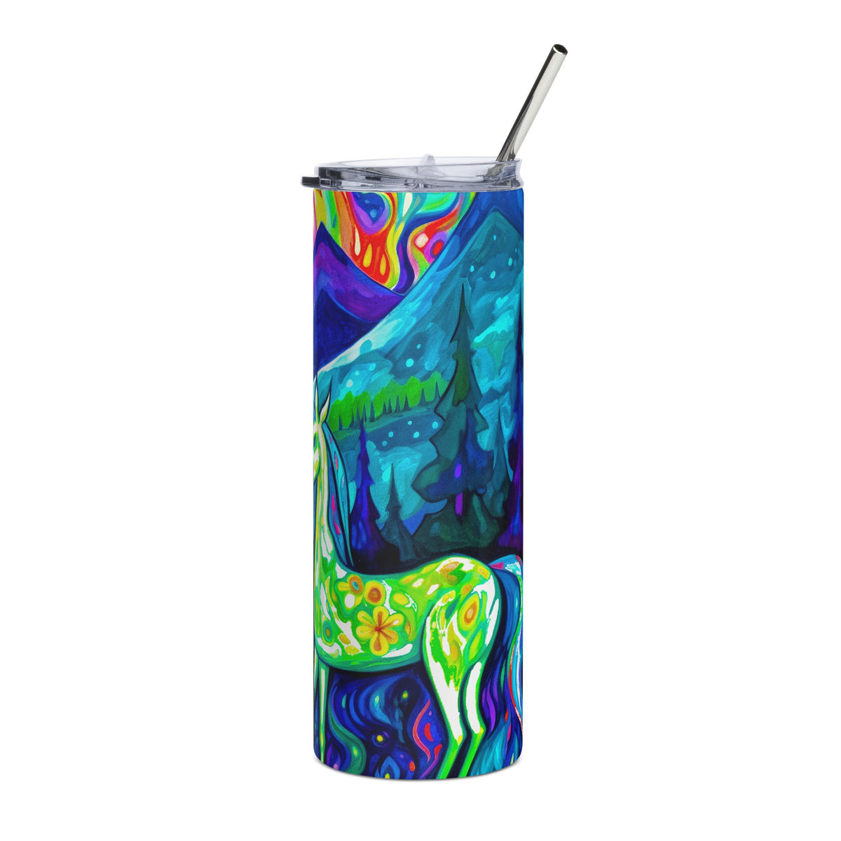 Luminous Convergence - Stainless Steel Tumbler - BBairt