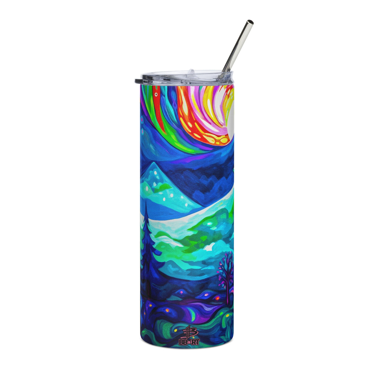 Luminous Convergence - Stainless Steel Tumbler - BBairt