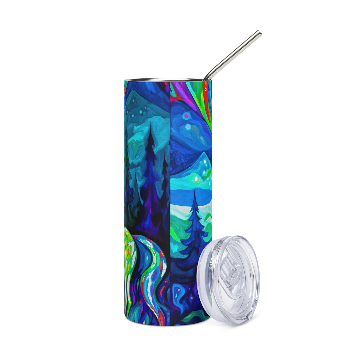 Luminous Convergence - Stainless Steel Tumbler - BBairt