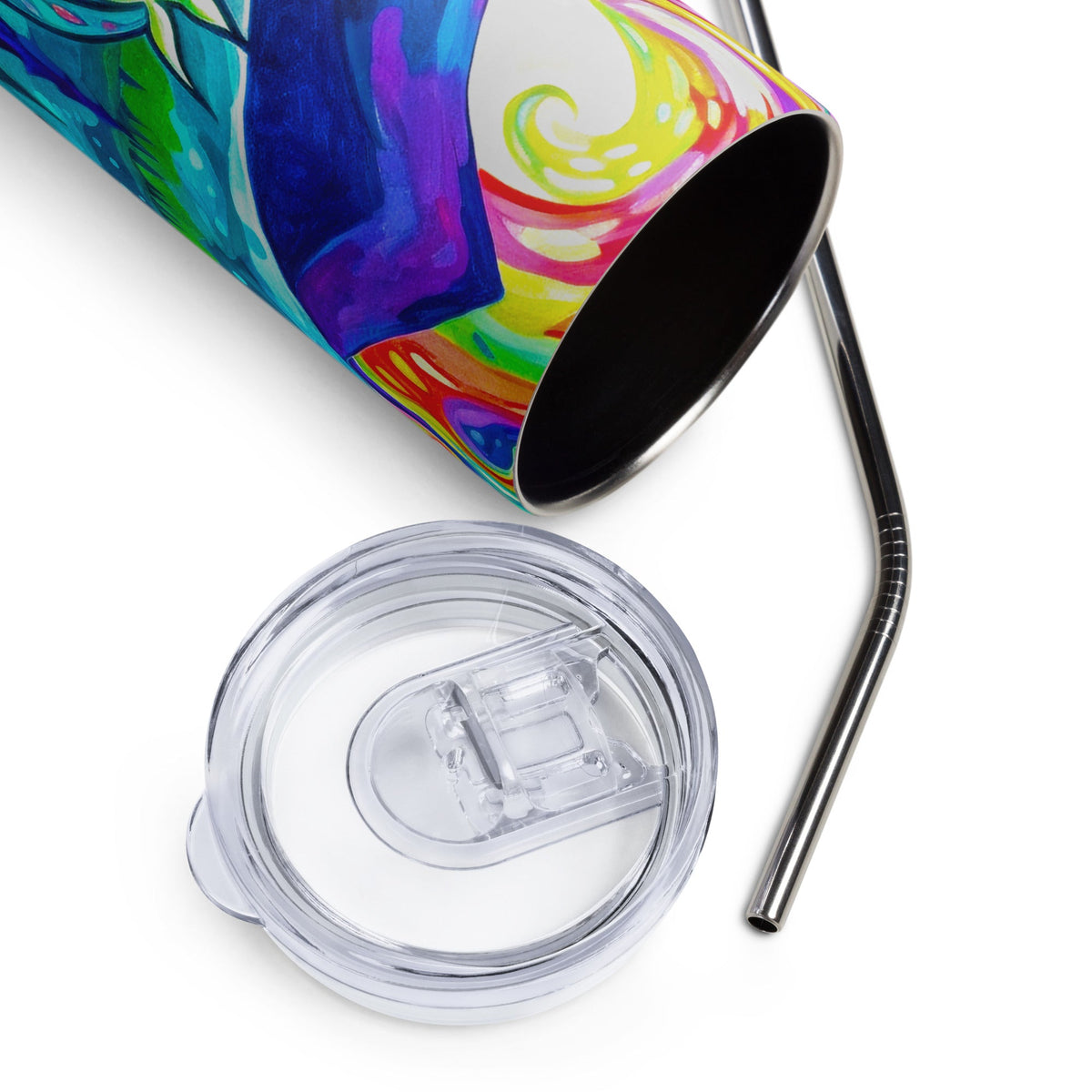 Luminous Convergence - Stainless Steel Tumbler - BBairt
