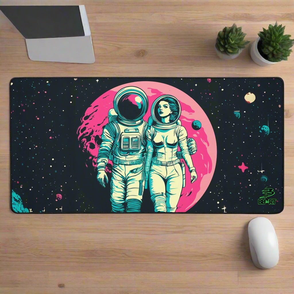 Lunar Stroll Desk Mat – Stylish Workspace Essential