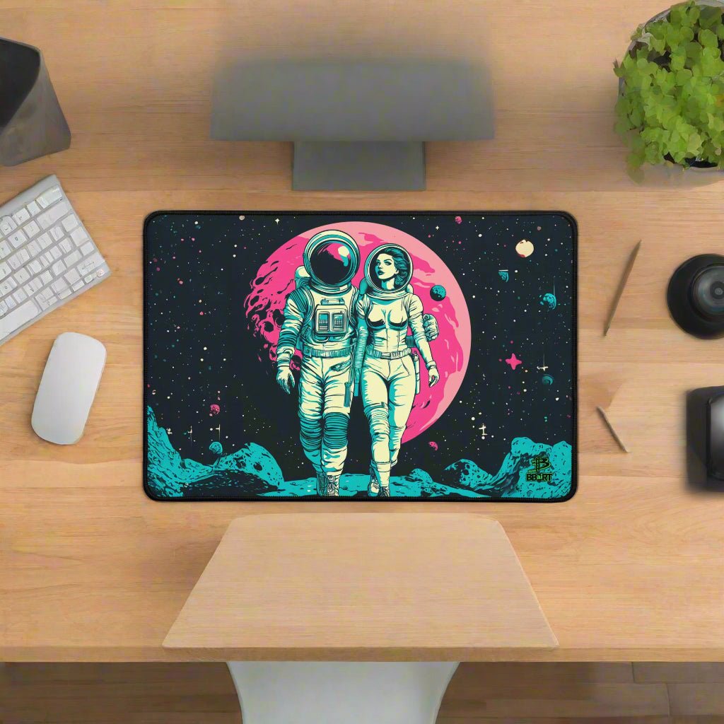 Lunar Stroll Desk Mat – Stylish Workspace Essential