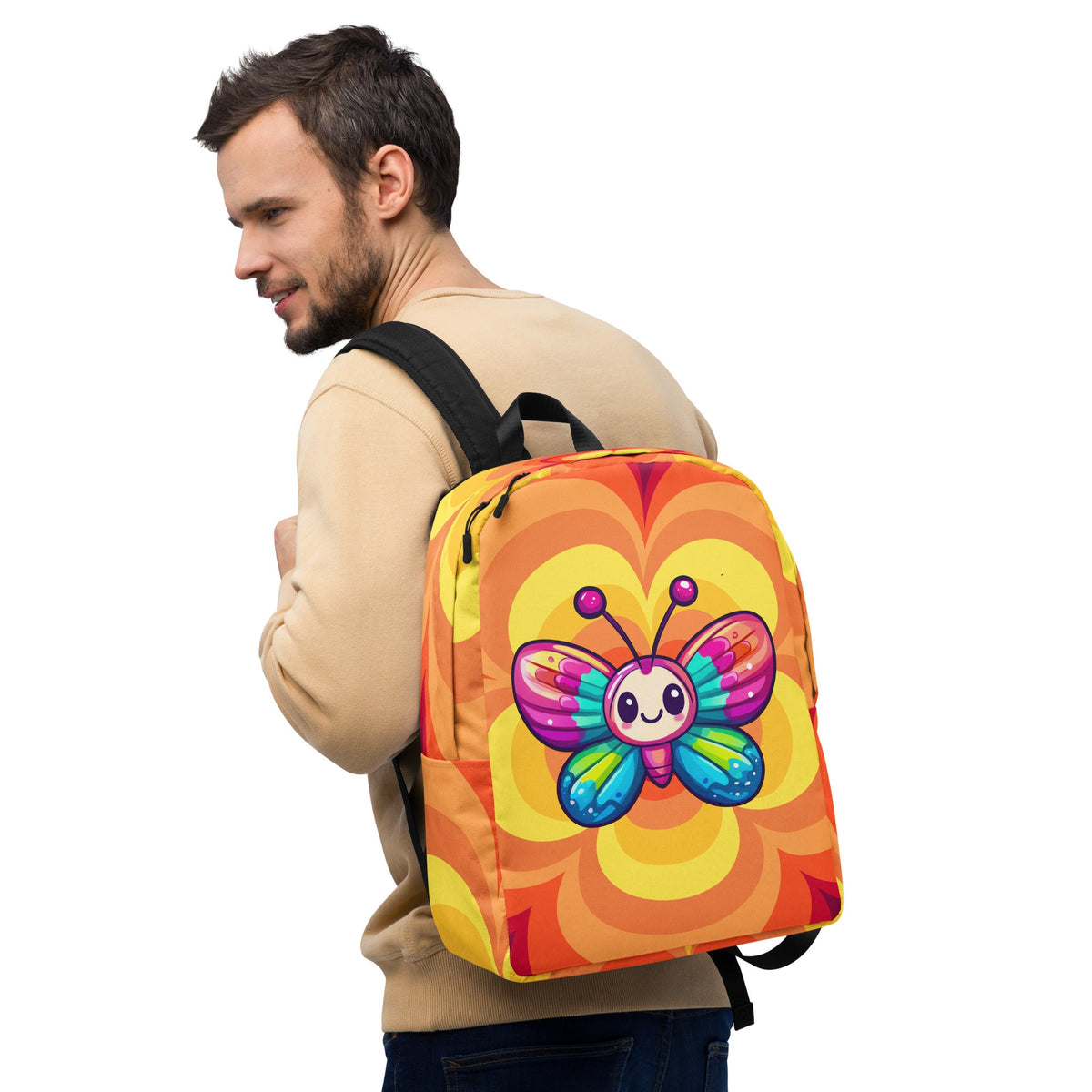 Lyric the Glowmoth - Minimalist Backpack - BBairt