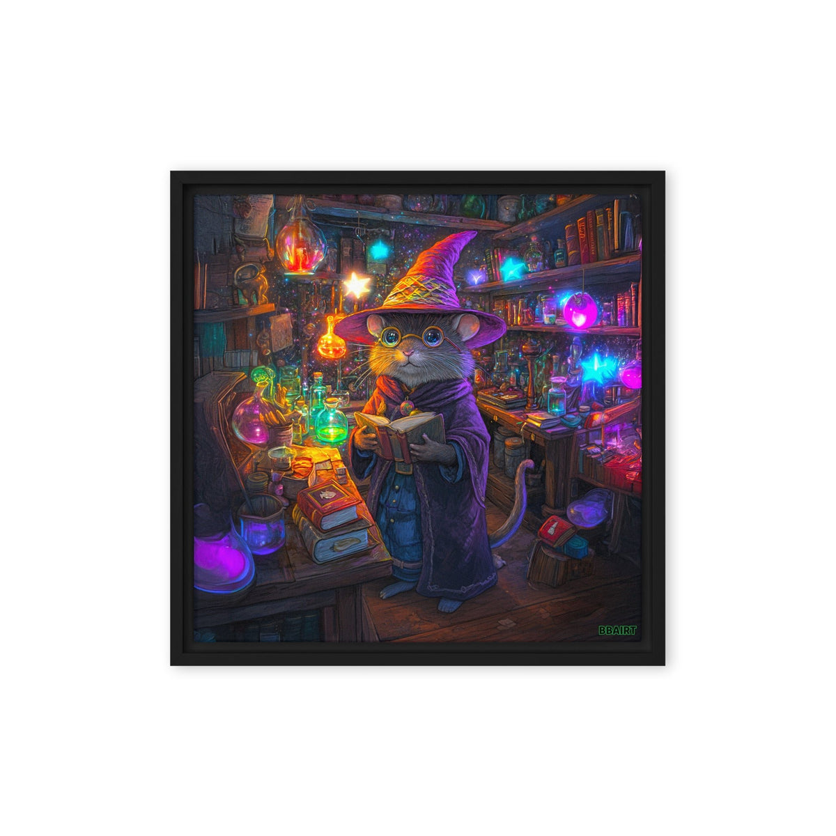 Magnus the Alchemist - Framed Canvas Print - BBairt