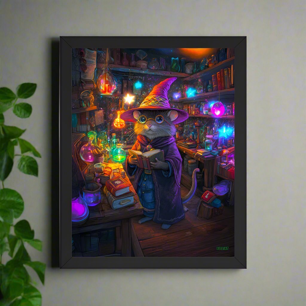 Magnus the Alchemist - Framed Matte Paper Poster - BBairt