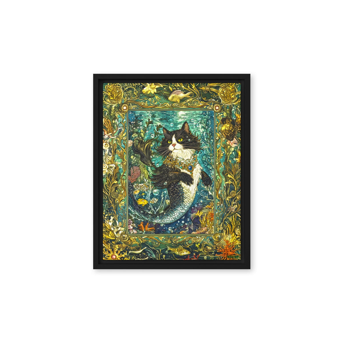 Marina the Enchanted – Framed Canvas Print - BBairt