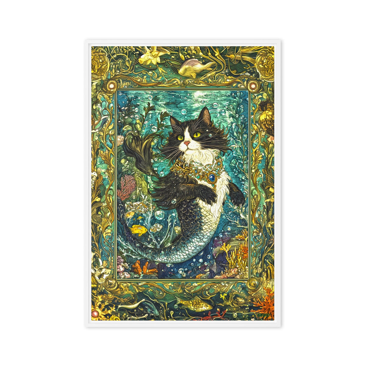 Marina the Enchanted – Framed Canvas Print - BBairt