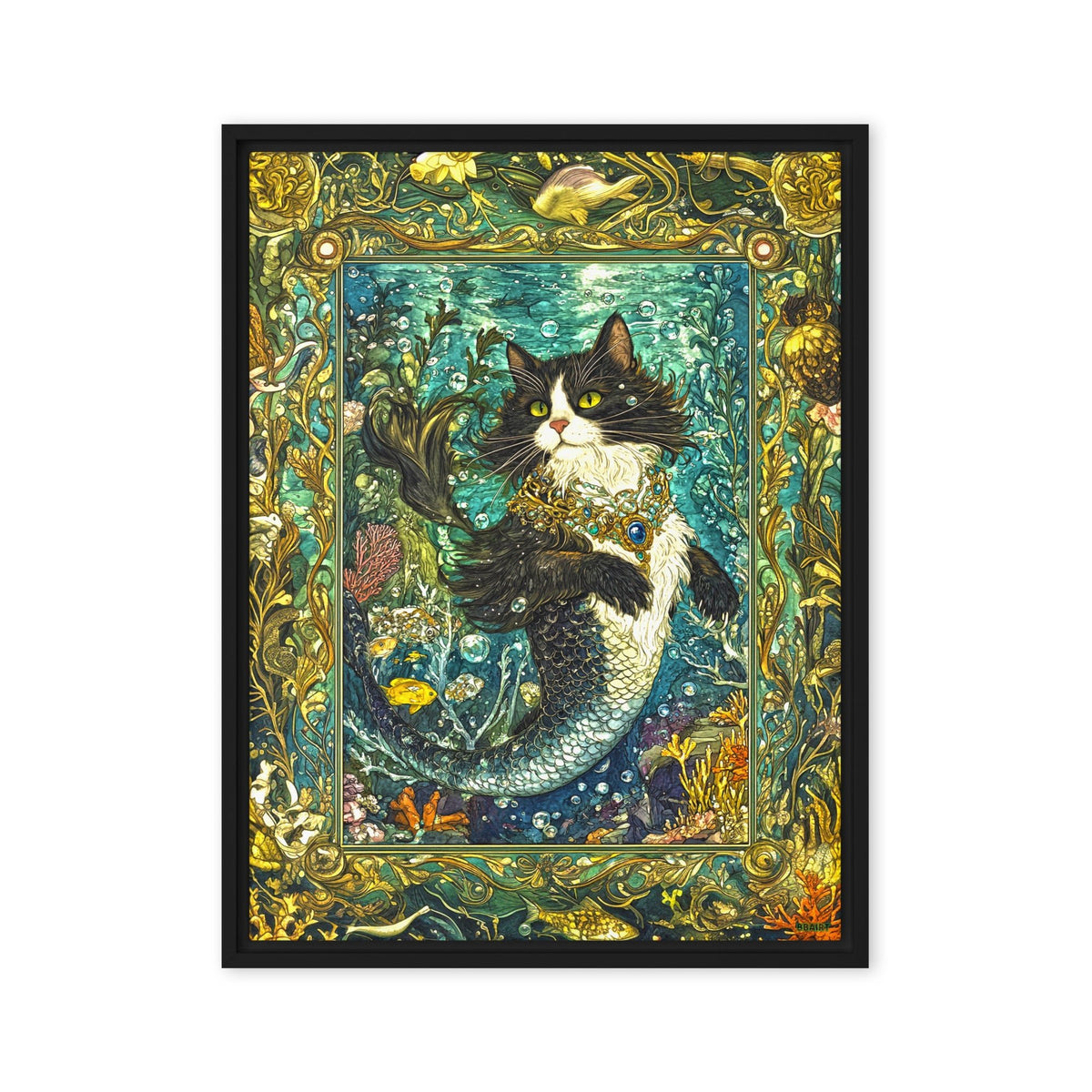 Marina the Enchanted – Framed Canvas Print - BBairt