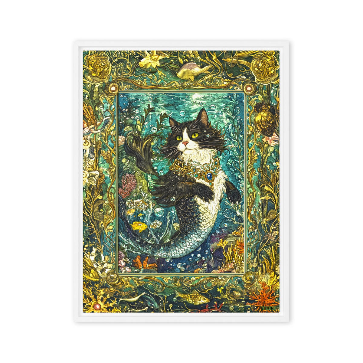 Marina the Enchanted – Framed Canvas Print - BBairt