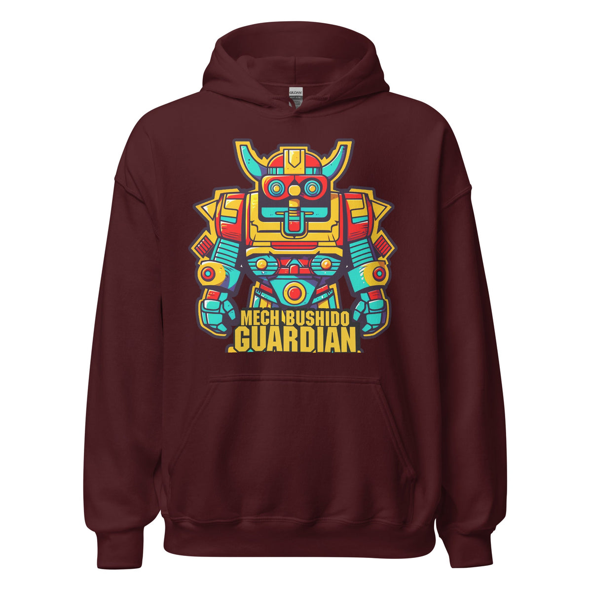 Mech Bushido Guardian - Unisex Gildan 18500 Hoodie - BBairt