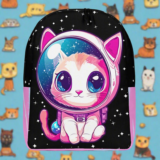 Mochi the Astro Kitten - Minimalist Backpack - BBairt