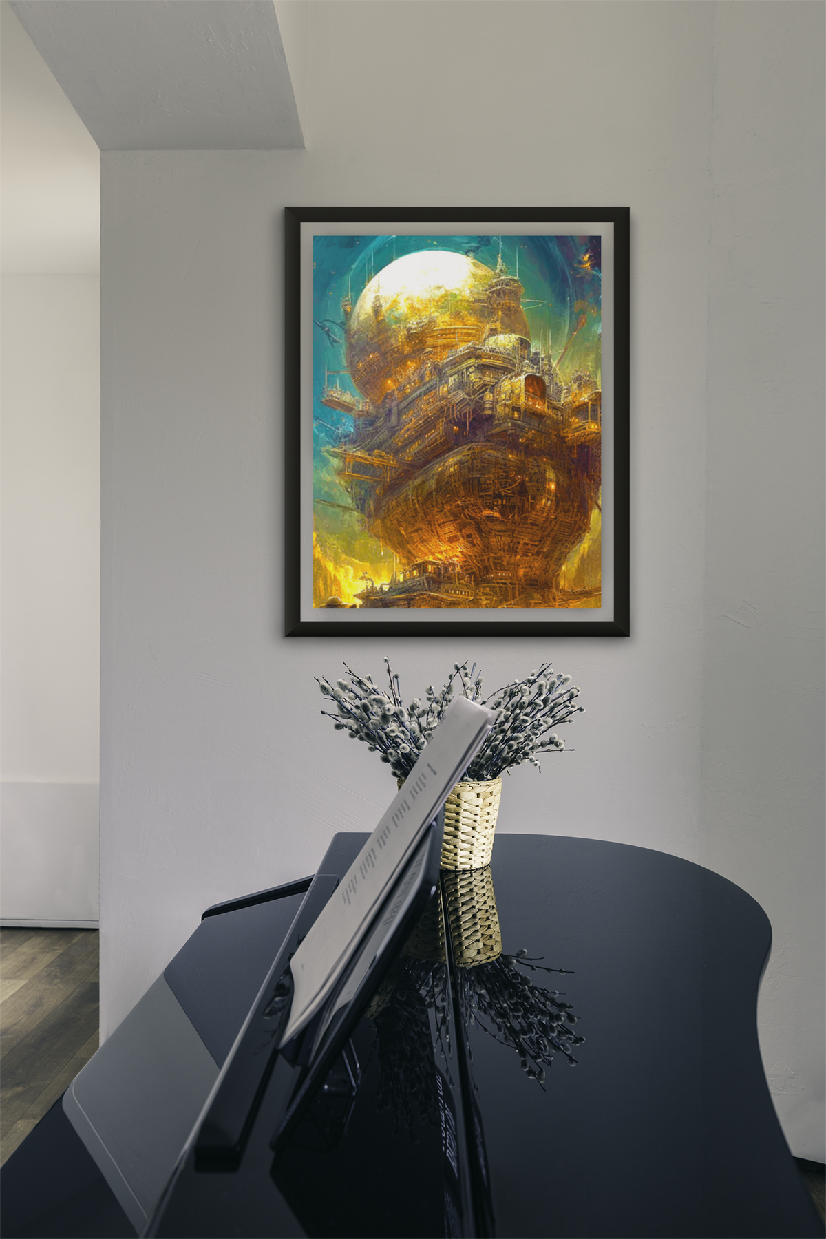 Astro-Industrial Majesty - Matte Poster