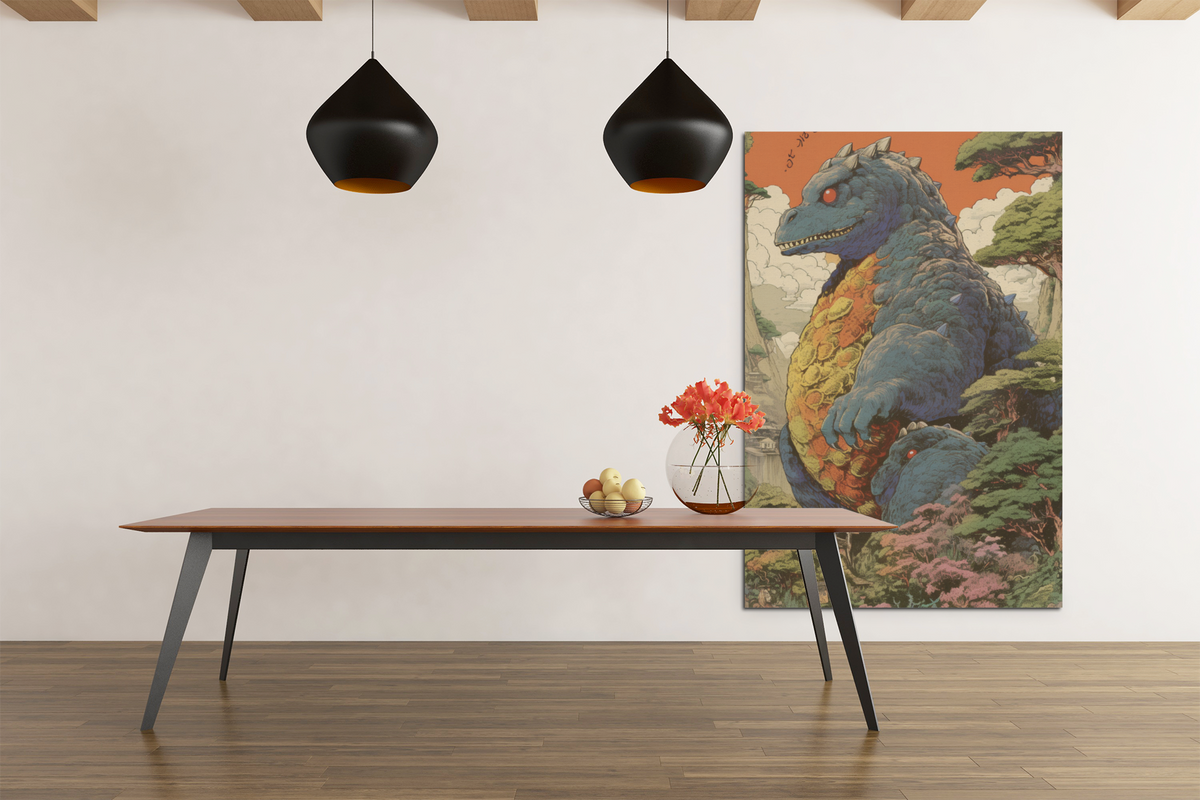 Eggora the Gentle Kaiju - Matte Poster