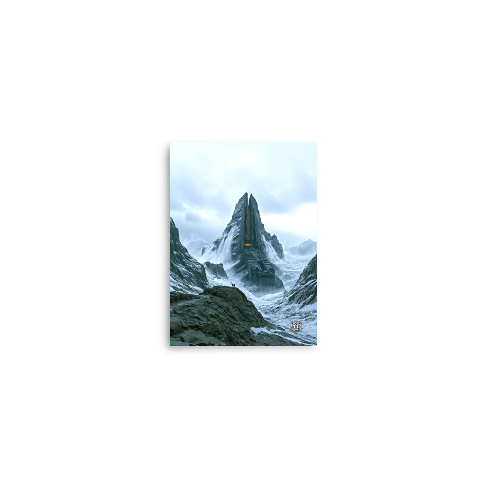 The Mountain That Opens by BBairt — unframed 5 × 7 inch photo paper poster