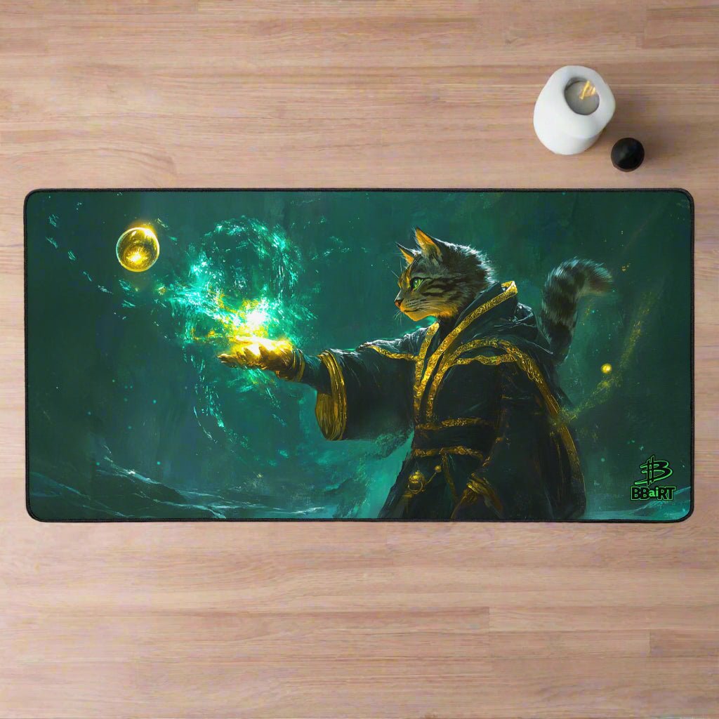 Mysticpaw the Spellcaster – Desk Mat - BBairt