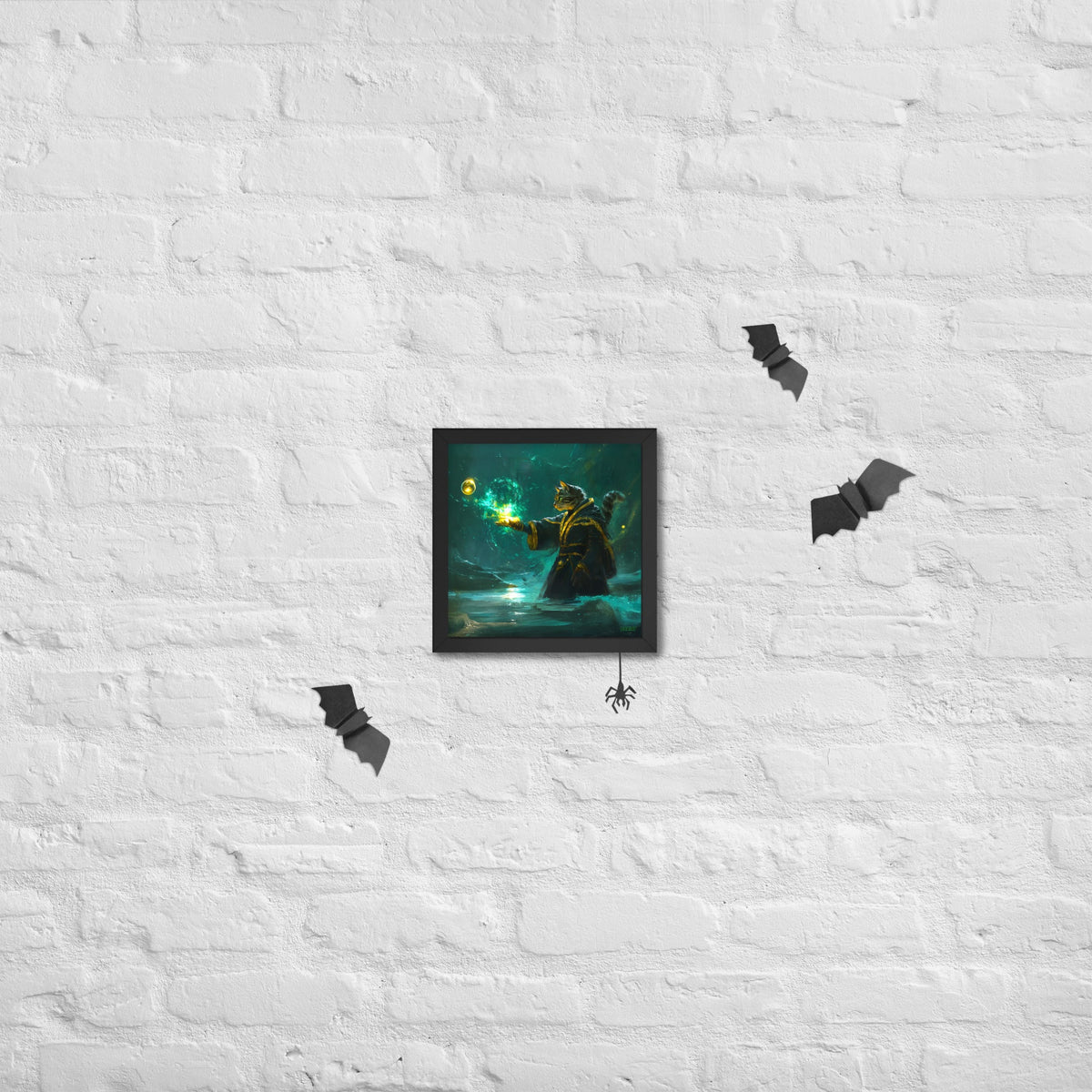 Mysticpaw the Spellcaster - Framed Photo Paper Poster - BBairt