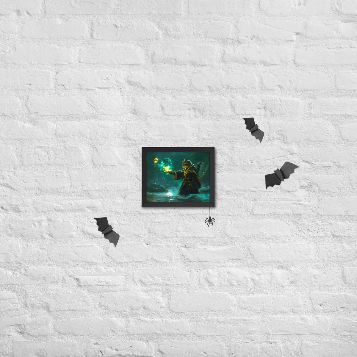 Mysticpaw the Spellcaster - Framed Photo Paper Poster - BBairt