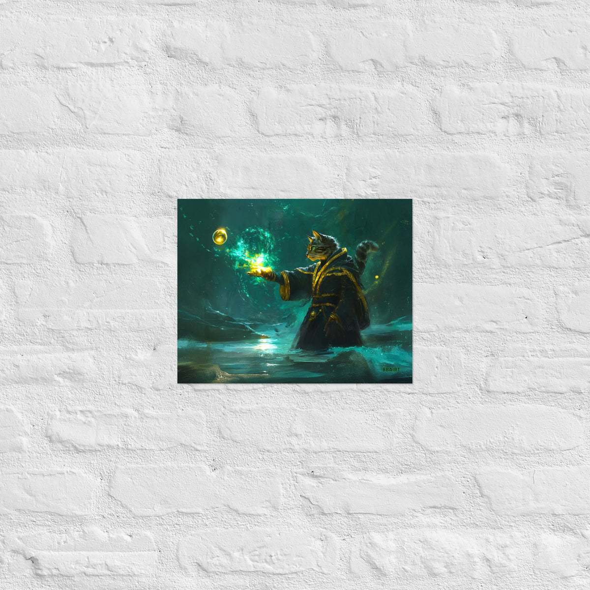 Mysticpaw the Spellcaster - Matte Poster - BBairt