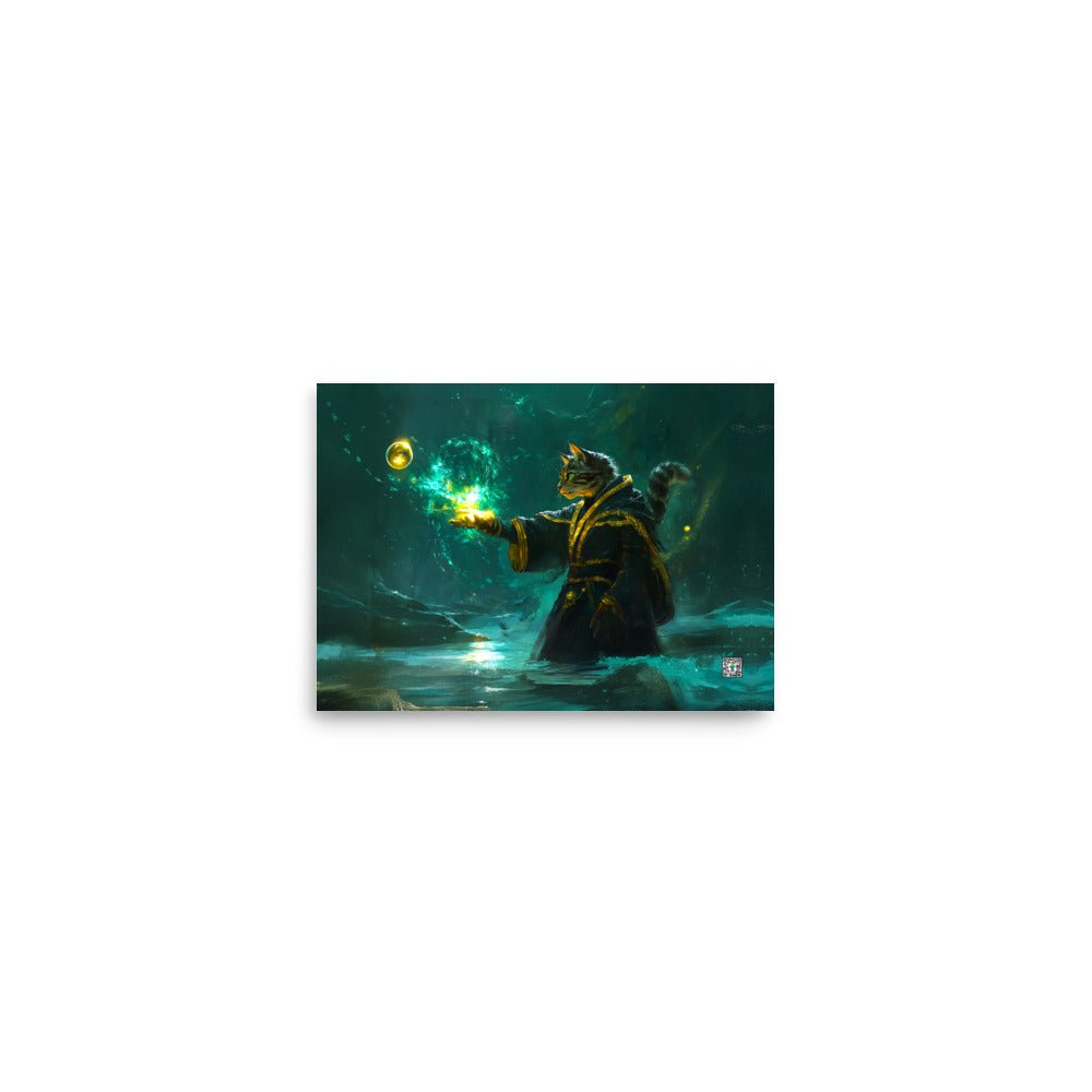 Mysticpaw the Spellcaster - Photo Paper Poster - BBairt