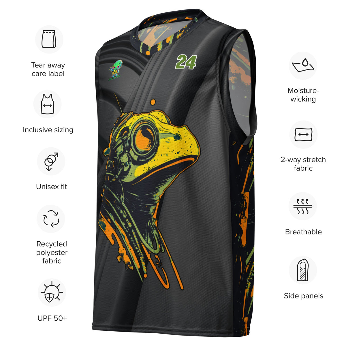 Nebula Croaker - Basketball Jersey - BBairt
