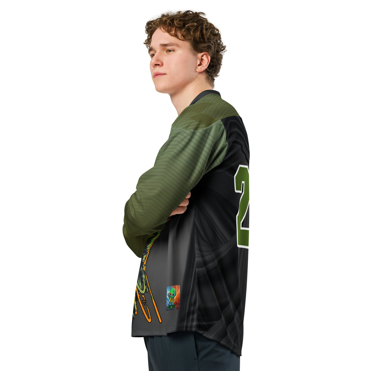 Nebula Croaker - Recycled hockey fan jersey - BBairt